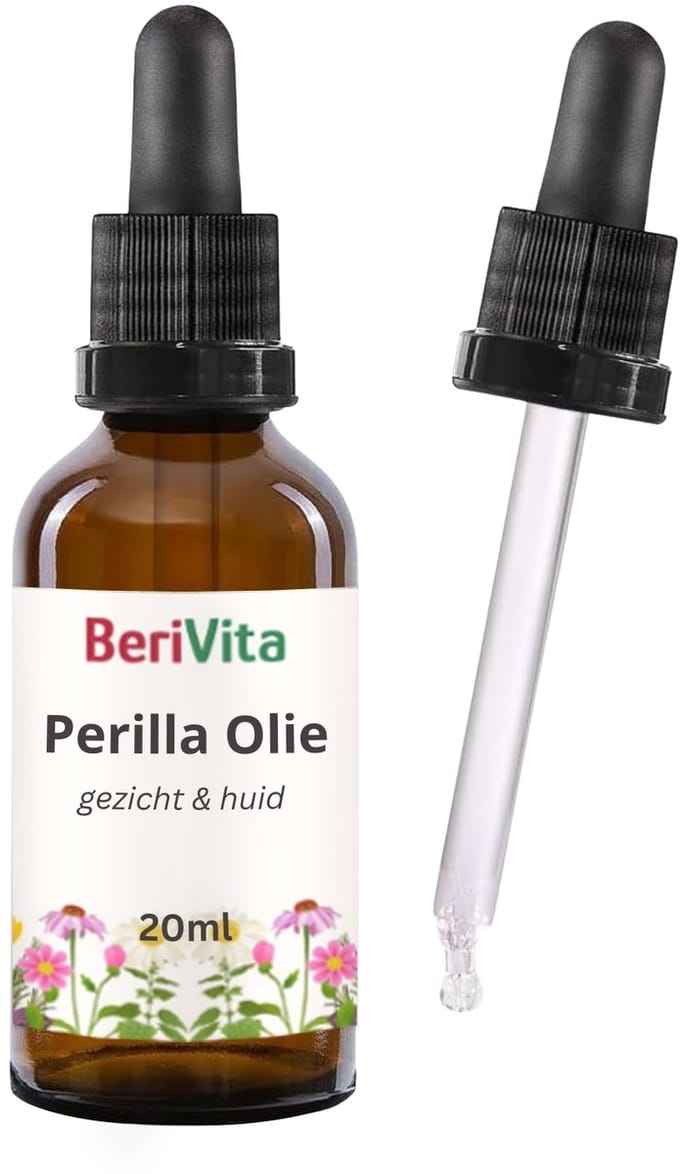 Perilla Olie Puur 20ml Pipetfles - Onbewerkte Shiso Olie