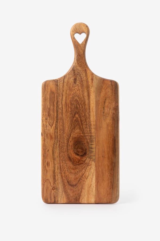 Sissy-Boy - Bruine houten snijplank met hart