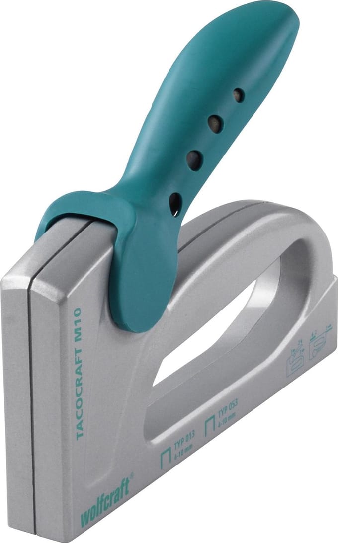 wolfcraft - Handtacker - Nietpistool - tacocraft M 10, met metalen behuizing - 7080000