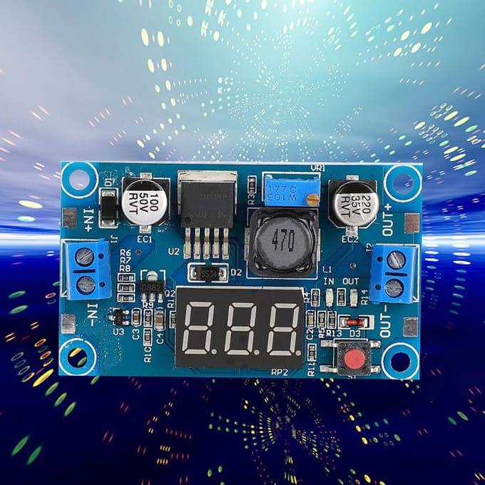 Module Convertisseur DC DC 4~40V Réglable Régulateur Abaisseur de Tension