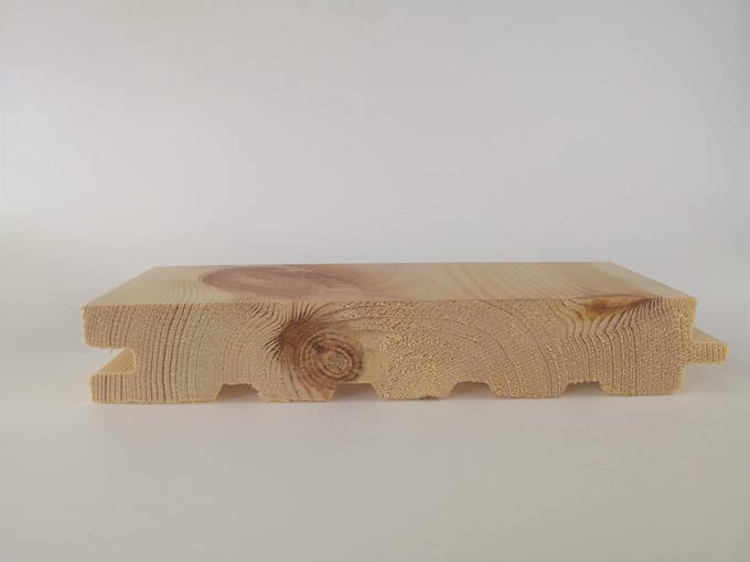 Massief Houten Vloerplanken Grenen Groef & Veer Geolied 21x142mm