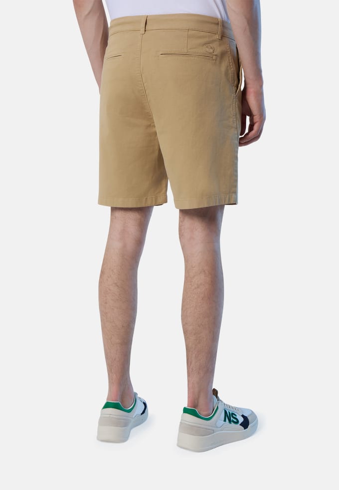 North Sails Chino korte broek Logo patch
