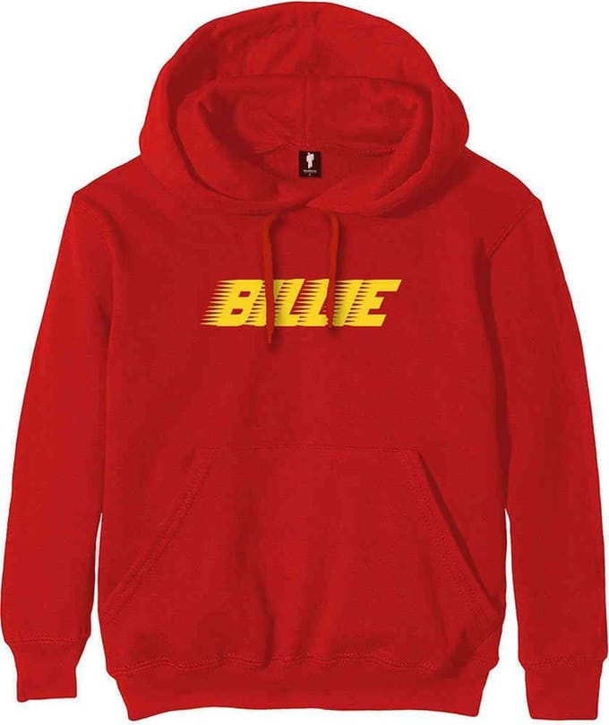 Billie Eilish - Racer Logo Hoodie/trui - M - Rood