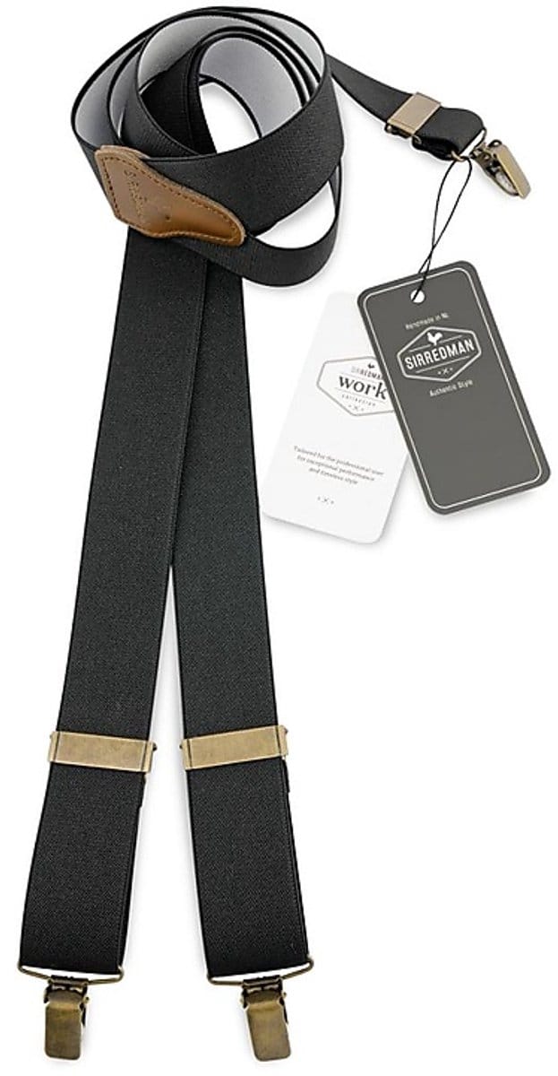 Sir Redman - Bretels - WORK bretels zwart - zwart