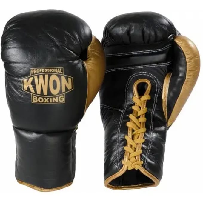 Leren bokshandschoenen met veters Kwon Professional Boxing