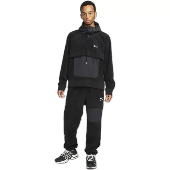 Sportkleding Air Tf winterjas voor heren, zwart/wit