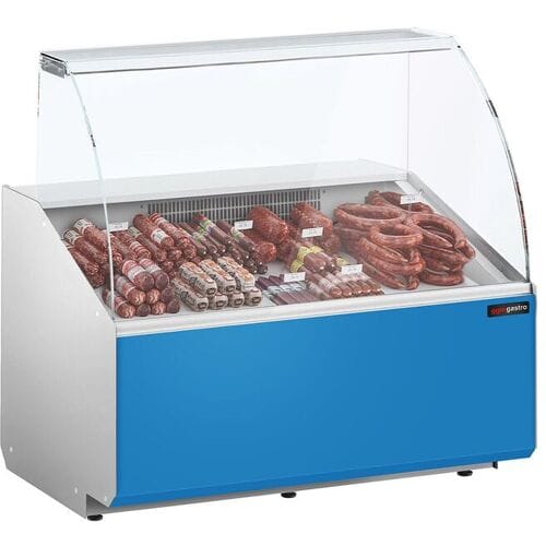 GGM Gastro Kühltheke - 1000mm - Frontblende Hellblau