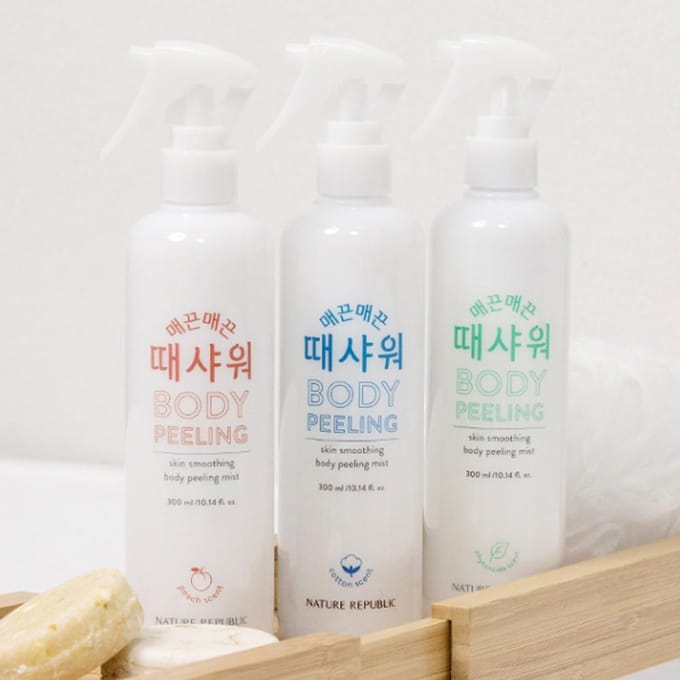 [NATURE REPUBLIC] Brume exfoliante pour le corps lissante pour la peau 300 ml #Cotton