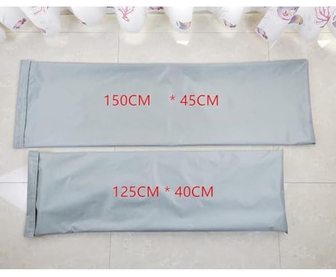 Opvouwbare strijkplank met waterdichte stofkap - 150 x 45 CM