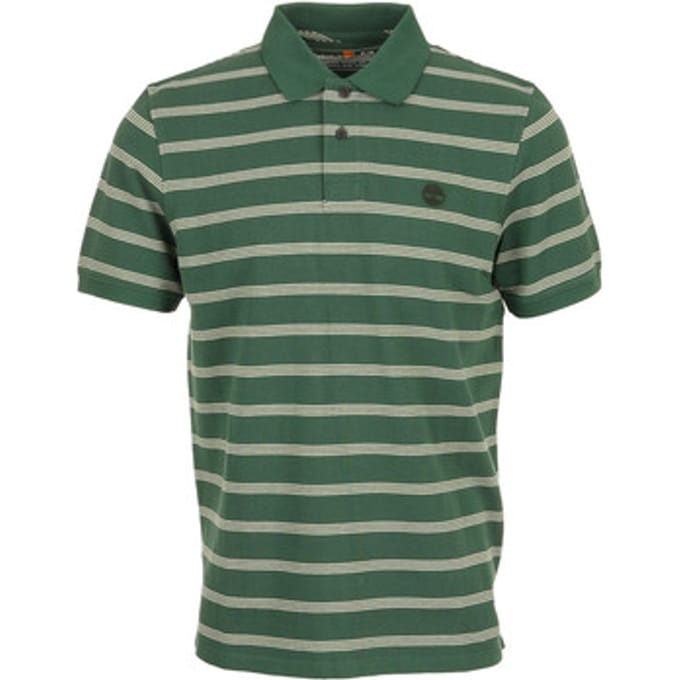 Polo Shirt Korte Mouw Timberland 4 Rows Stripes Short Sl Mdgr