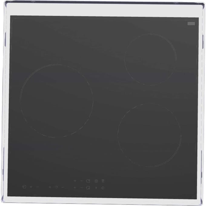 AEG glasplaat met kader, wit, 596x600mm 140197242096