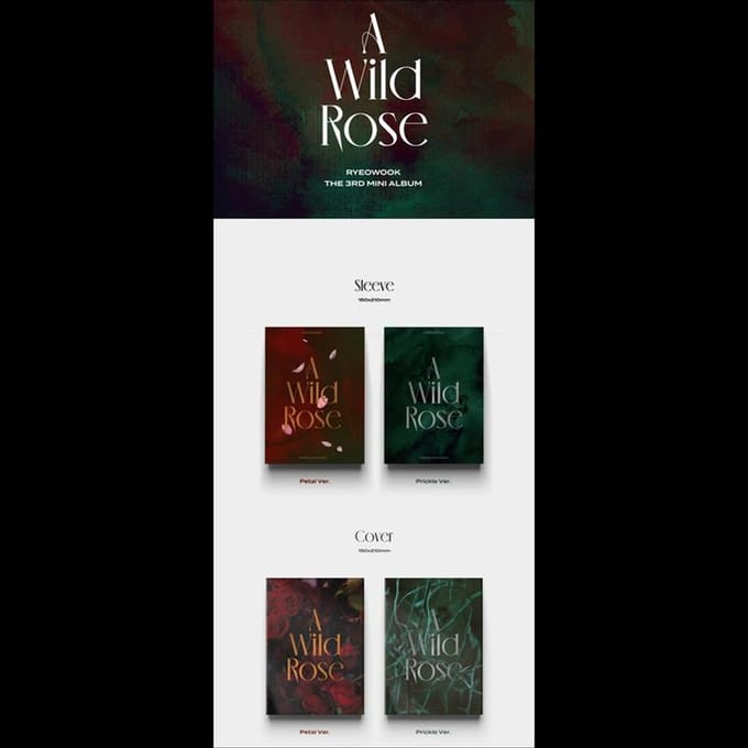 Ryeowook(SUPER JUNIOR) 3e Mini-album 'A Wild Rose' Prickle black
