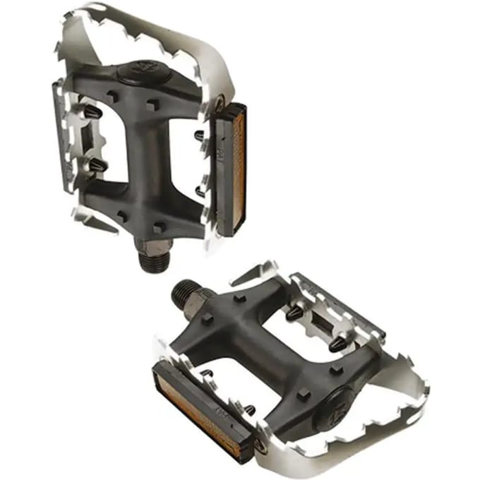 Aluminium pedalen met hars behuizing en aanpasbare voetsteun Optimiz 9/16
