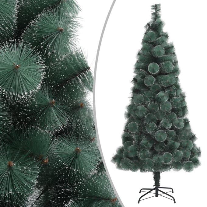 vidaXL - Kunstkerstboom - met - standaard - 120 - cm - PET - groen
