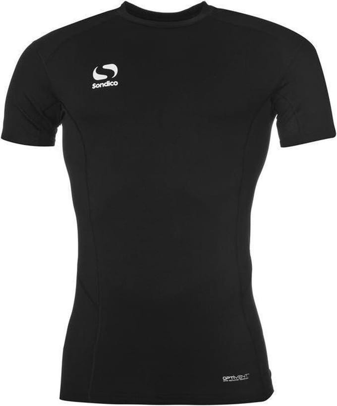 Sondico ondershirt korte mouw - Heren - Black - 4XL