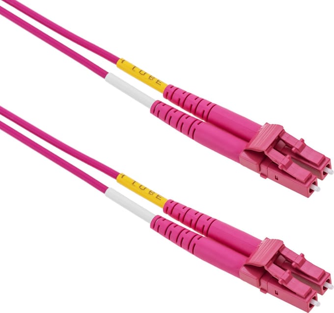 BeMatik - Multimode OM4-glasvezelkabel MMF duplex 50µm / 125µm LC-PC 2m