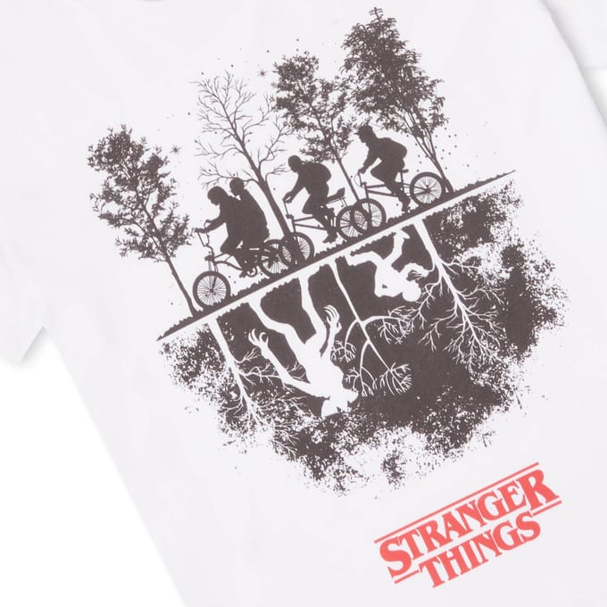 Stranger Things Upside Down Women's T-Shirt - White - M