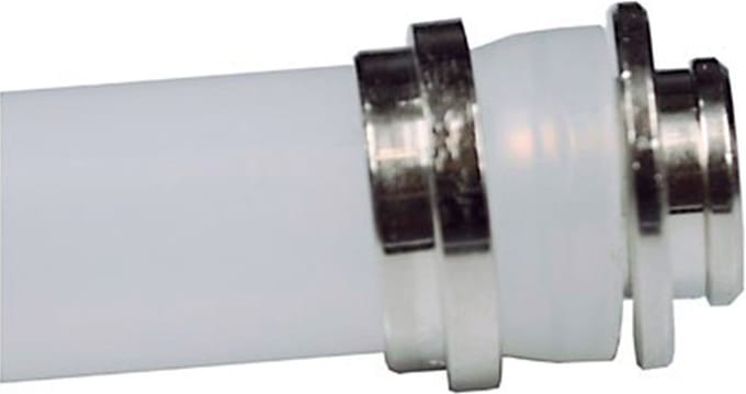 Knelkoppeling voor 5/8" schroefdraad, vrije slangaansluiting, 7 mm