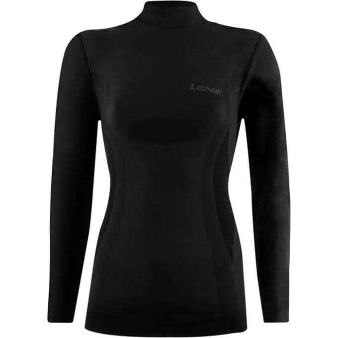Dameshemd met lange mouwen en schildpadhals Lenz Merino 6.0