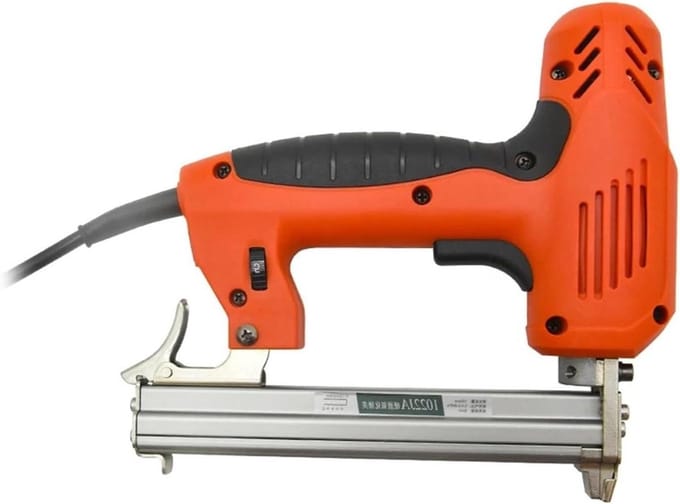 Elektrisch Spijkerpistool - Nietpistool Tacker - Houtbewerking - Verstelbaar Vermogen - 1500 Gram - Rood
