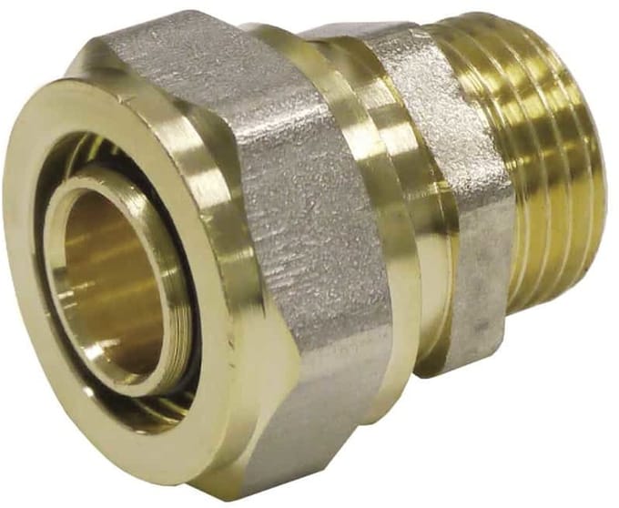 Schroefkoppeling 20mm x 1" AG - Leidingkoppeling voor Veilige Verbinding