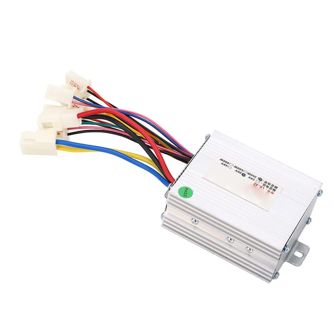 Elektrische Fiets Borstelmotor Controller 36V 350W Onder voltage Overstroom Beveiliging white