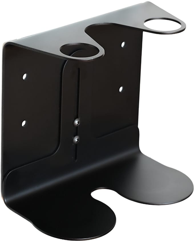 Groeikruid® Zeeppomphouder Zwart RVS | Double