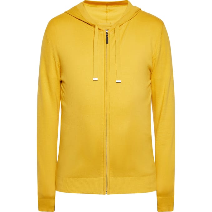 Mo Jas met capuchon Heren Mosterdgeel