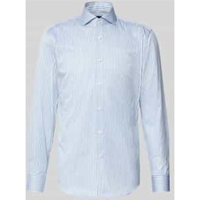 Slim Fit businessoverhemd van puur katoen model 'HANK'
