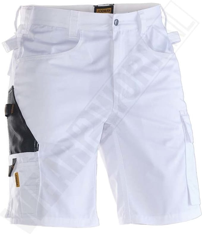 Jobman 2723 Service Shorts 65272320 - Wit/zwart - C48