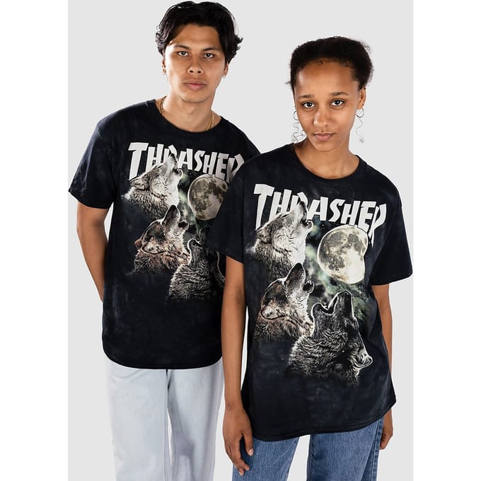 Thrasher Wolves T-Shirt groen