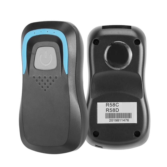 Bluetooth RFID-kaartlezer Draadloze codescanner met 5 kaarten Zwart IC 13,56Mhz blue