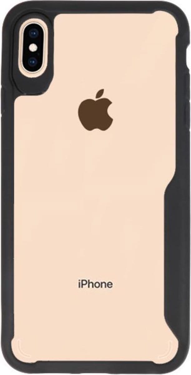 Zwart Focus Transparant Hard Cases iPhone XS Max