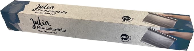 Julia Aluminiumfolie Vershoudfolie 5 Rollen - 30cm x 20 Meter