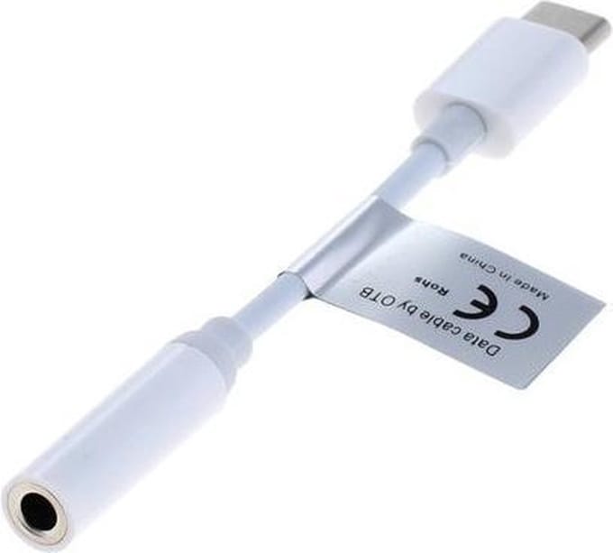OTB-audioadapter (USB-C) - 3,5 mm stereo-installatie met kabel
