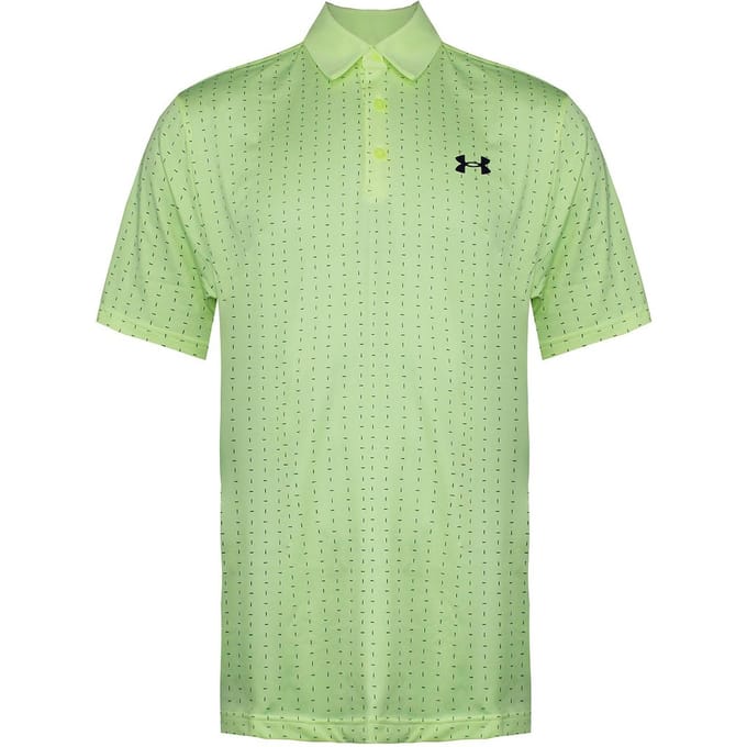 Under Armour Playoff 2.0 Heren Lime Poloshirt
