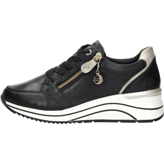 Remonte Wedge Sneakers zwart Synthetisch - Maat 42
