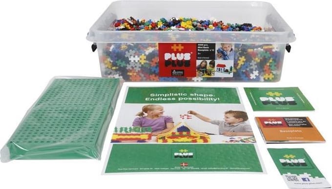 Plus Plus - Mini Basic - 4000 pc + 12 Baseplates (3388)
