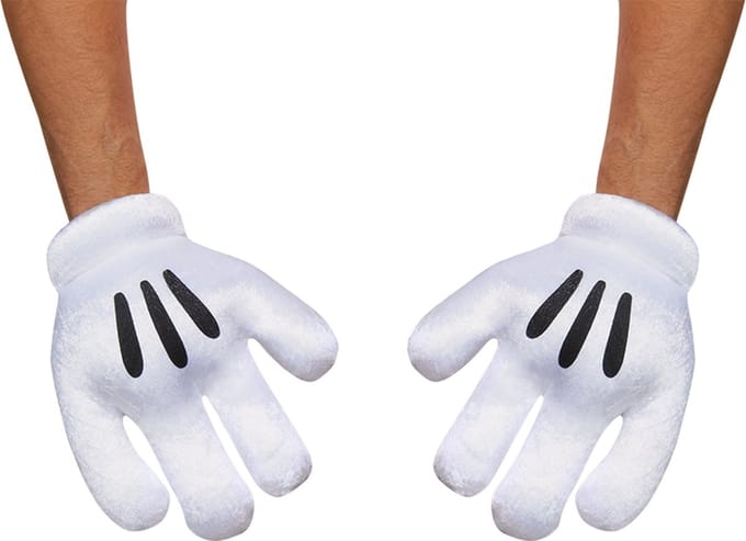 DISNEY - MICKEY MOUSE, Mickey Mouse handschoenen, één maat volwassenen