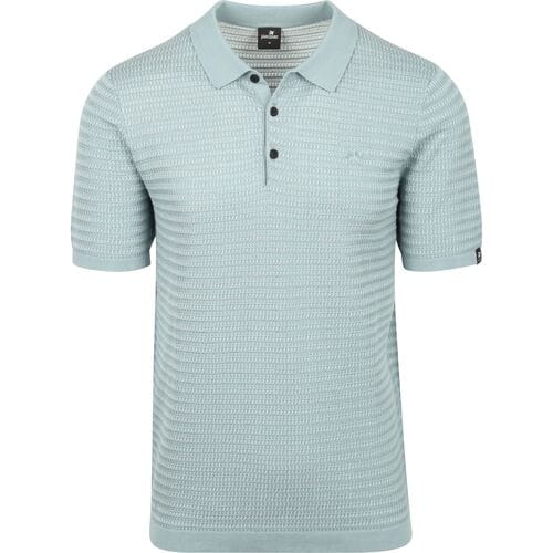 T-shirt Vanguard Knitted Poloshirt Arona Blauw
