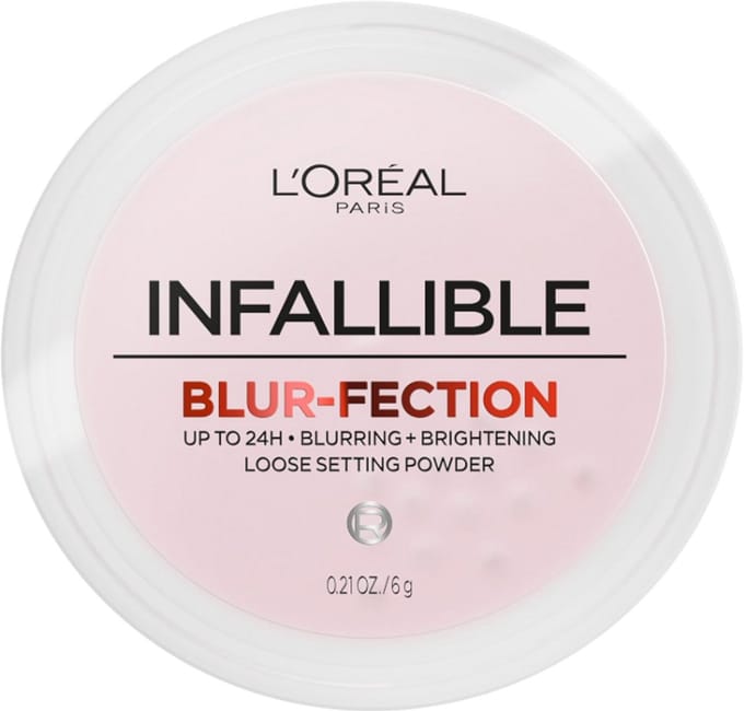 L'Oreal Paris Infallible Blur-fection 24HR Longwear Loose Setting Powder 10 Light Pink