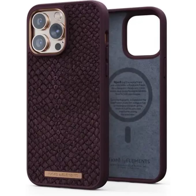 Magsaf zalmleren smartphonehoesje NJORD iPhone 14 Pro Max