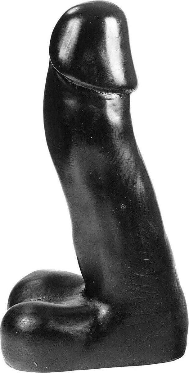 Dark Crystal XXL Dildo 25 x 6,7 cm - zwart