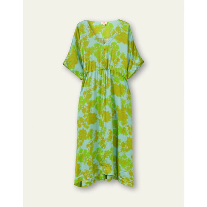 Oilily Dragon Lily - Jurk - Dames - Oversized - Blauw - 36