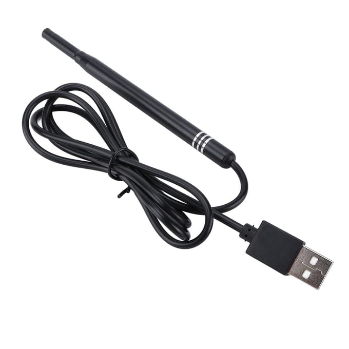 An108 3 In 1 Visuele Endoscoop Camera Lichtgevend Hoge Definitie Compact Draagbaar Oor Endoscoop 5.5mm black