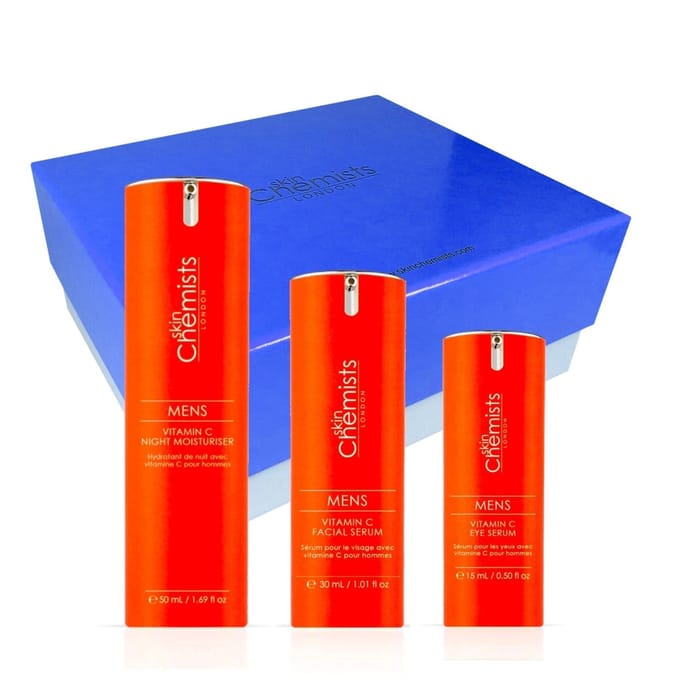 skinChemists Geavanceerde anti-verouderingsroutine met vitamine C voor mannen ter preventie