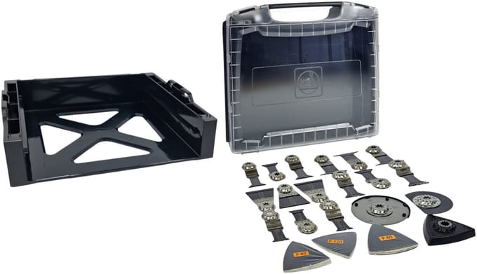 Fein Multigereedschapset Starlock Plus 33 stuks + i-Boxx + i-Rack compatibel met L-Boxx 136