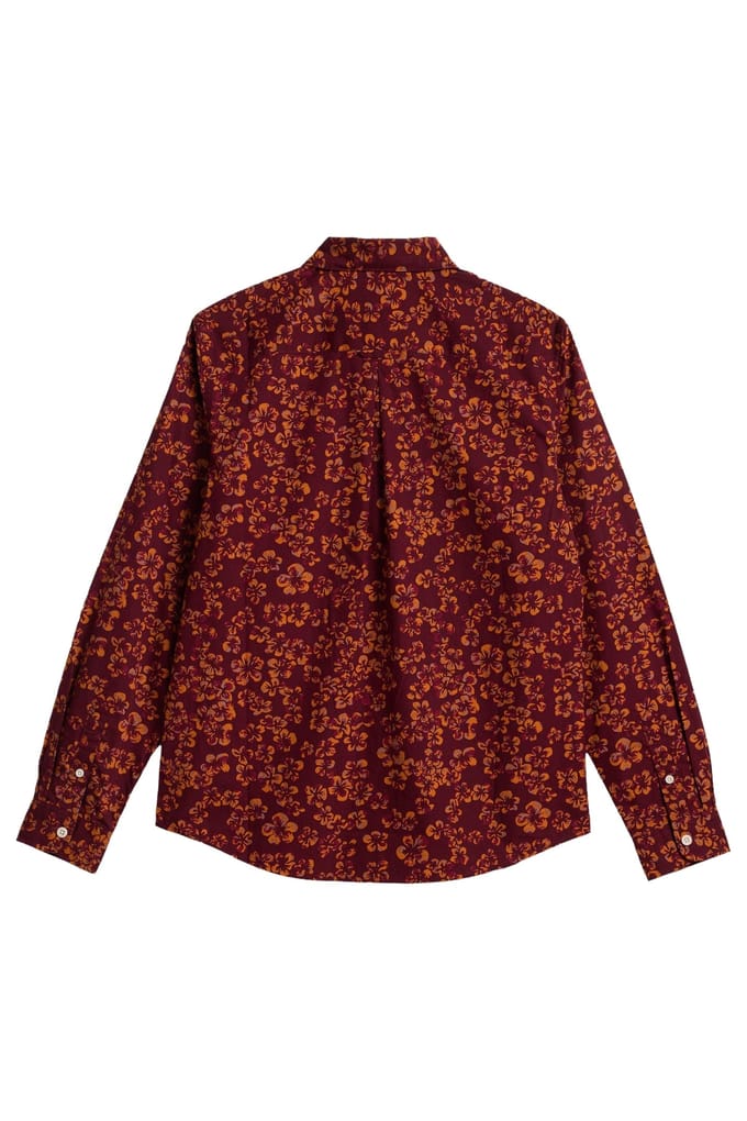 White Stuff Autumn Floral Print Ls Shirt Deep Red Größe: M | Casual hemden Outlet | Herren | Rot