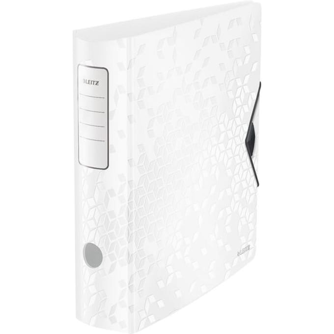 Leitz Active WOW Ordner - Capaciteit van 500 A4-Vel - Rugbreedte van 82mm - Wit