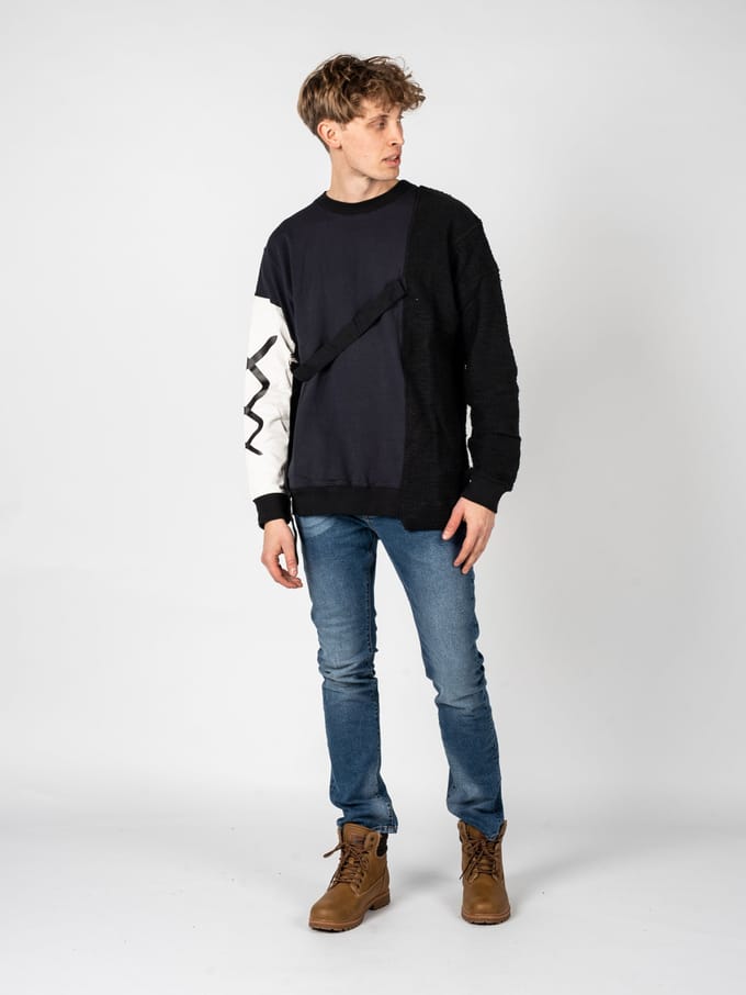 Nicolo Tonetto blouse Lien Mannen zwart